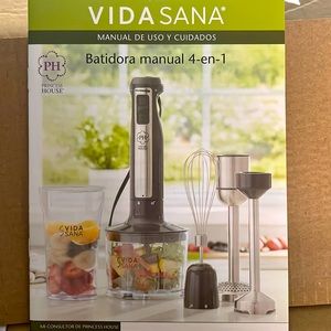 Princess House VIDA SANA 4-1 Manual Blender